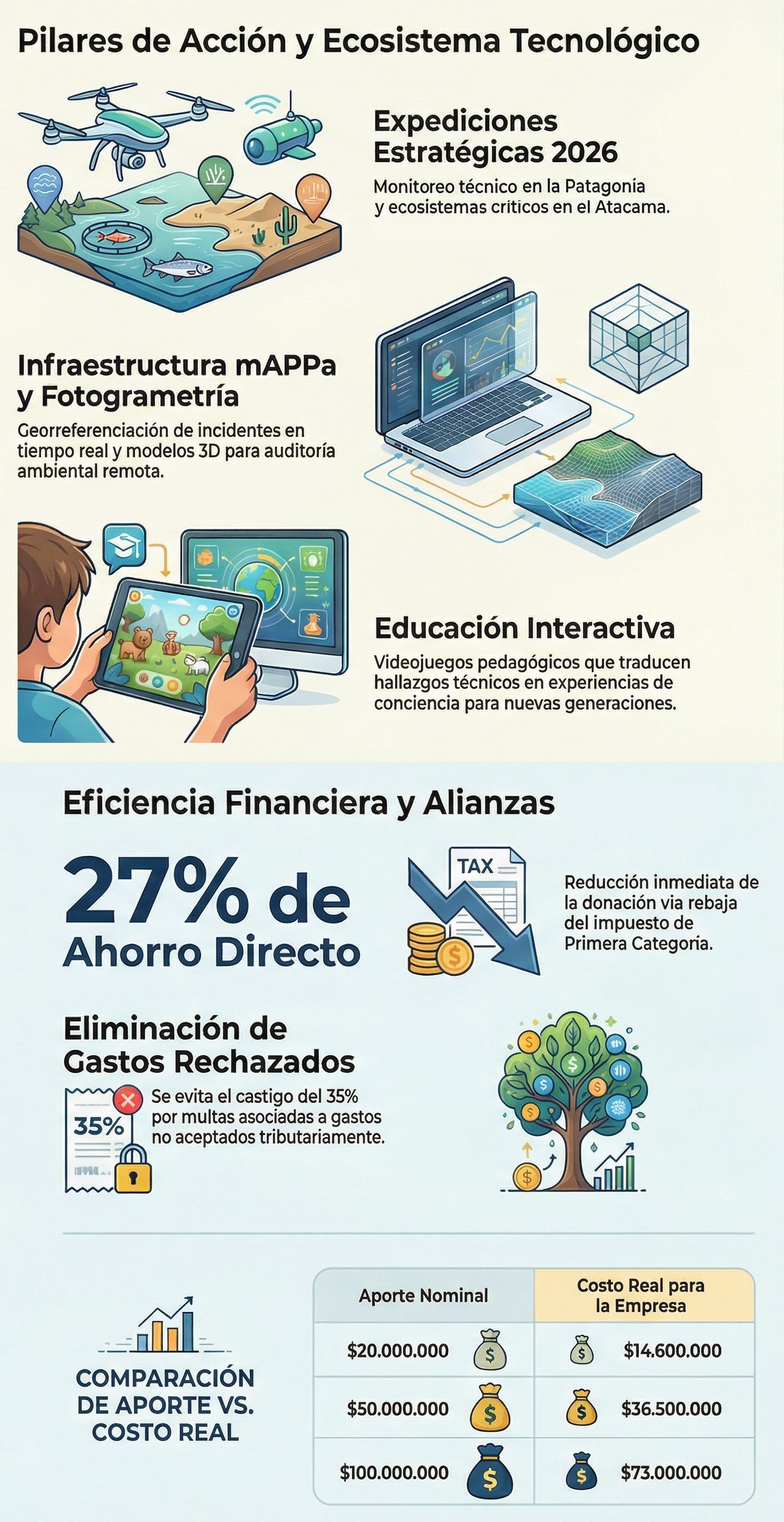 Infografía Nativa Ley de Donaciones 21440